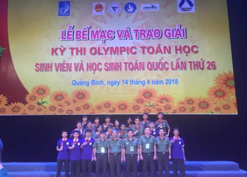 Kỳ thi Olympic Toán sinh viên và học sinh toàn quốc lần thứ 26: Thắp lên ngọn lửa đam mê Toán học