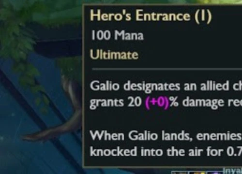 [PBE 8.8 lần 8] Siêu Hùng Giáng Thế của Galio bất ngờ bị Riot nerf mạnh