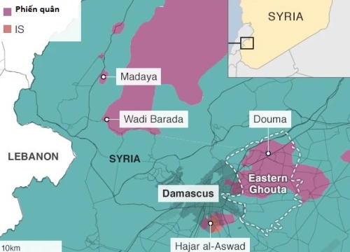 Nga trút "mưa" hỏa lực tấn công phiến quân tại Syria