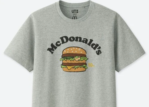 Uniqlo hợp tác với McDonald's ra mắt bộ áo phông siêu cute, mặc đi ăn sẽ được giảm giá 21.000 đồng