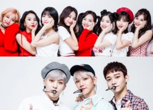 Vừa thắng TWICE trên iTunes, EXO-CBX đã bị 9 cô gái cho "ngửi khói" ở sân nhà