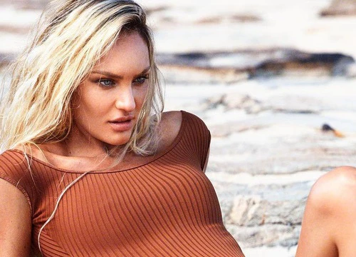 Candice Swanepoel hút hồn với áo tắm, khoe ngực đầy eo con kiến