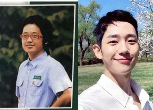 Shock trước loạt hình thời đi học 'xí' trai của mỹ nam Jung Hae In