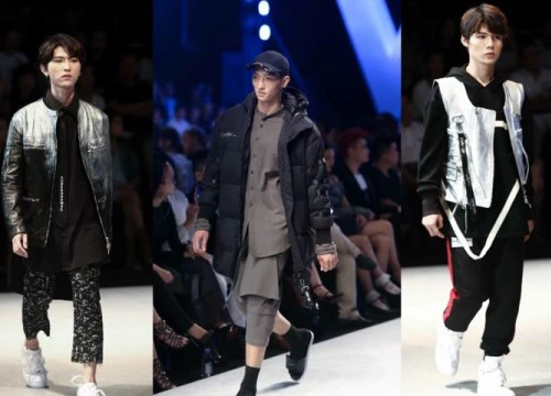 Thành viên Uni5 diện cây đồ 'chất phát ngất', catwalk tự tin giữa dàn mẫu nam cao trên 1m8