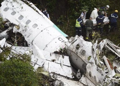 Công bố nguyên nhân rơi máy bay chở đội Chapecoense