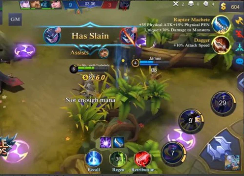 Dàn tướng trong Liên Quân Mobile, Mobile Legends và Heroes Arena cũng tương đồng thế này đây