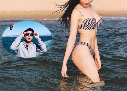 Hòa Minzy diện bikini nóng bỏng, công khai bày tỏ tình cảm với bạn trai thiếu gia