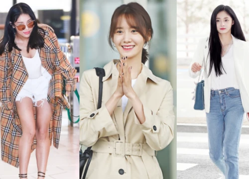 Quân đoàn mỹ nhân Kpop đổ bộ sân bay: Yoona 28 tuổi vẫn đẹp xuất sắc, lấn át TWICE và đàn chị sexy