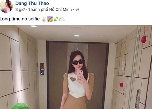 Hoa hậu Đặng Thu Thảo gây bất ngờ với eo thon sau 1 tháng sinh em bé