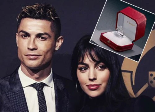 Nhẫn đính hôn gần triệu USD của C. Ronaldo tặng bạn gái