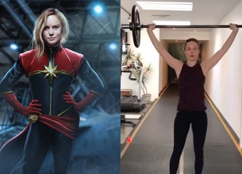 "Captain Marvel" Brie Larsons tập luyện vất vả dù còn cả năm nữa mới đến ngày "chào sân"