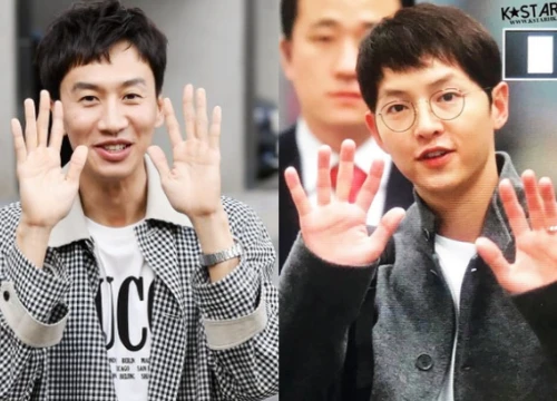 Hình ảnh đối lập của cặp bạn thân: Song Joong Ki được vợ vỗ béo tròn, Lee Kwang Soo thì gầy như bộ xương di động