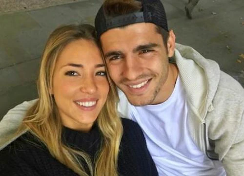 "Thất sủng" tại Chelsea, Morata vẫn được cô vợ xinh đẹp động viên