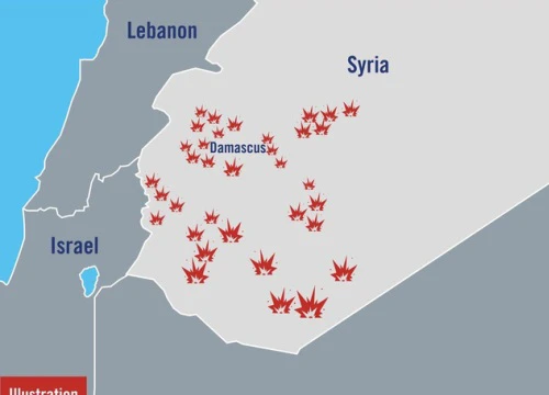 Máy bay Israel phá hủy hệ thống tên lửa Syria sau khi bị đưa vào tầm ngắm