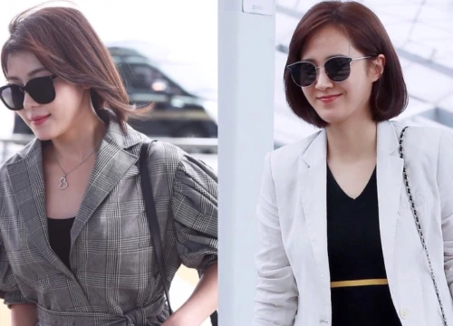 Ngạc nhiên khi Ha Ji Won và Yuri (SNSD) trông giống như chị em sinh đôi tại sân bay