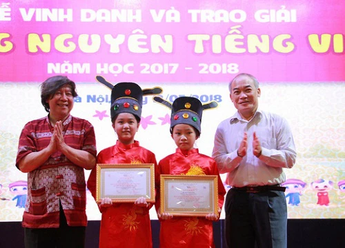 Học sinh Hà Nội và Bắc Ninh trở thành "Trạng nguyên Tiếng Việt" toàn quốc 2018