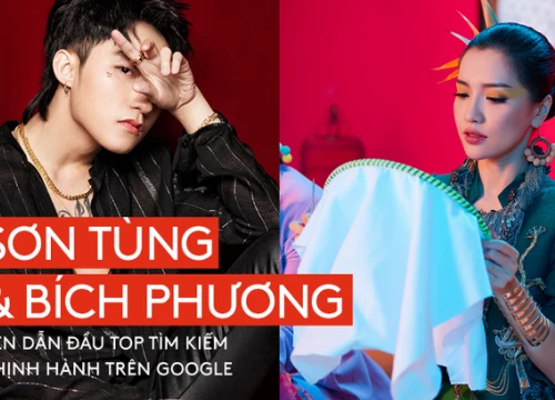 Cuộc &#8220;đụng độ&#8221; lúc 00h00 ngày 12/5 đưa Sơn Tùng M-TP và Bích Phương lên dẫn đầu Top tìm kiếm thịnh hành trên Google