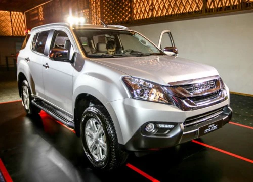 Isuzu mu-X trở thành chiếc SUV 7 chỗ tháng 4/2018 vừa qua tại Việt Nam