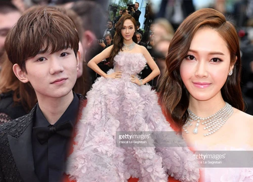 Lần đầu xuất hiện trên thảm đỏ Cannes 2018, Jessica và Vương Nguyên gây bão mạng xã hội