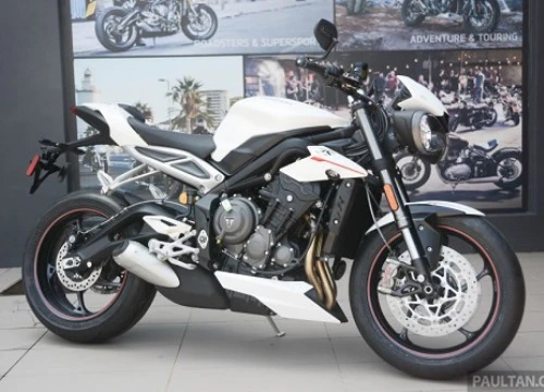 2019 Triumph Street Triple 765RS thêm màu mới, giá từ 361 triệu đồng