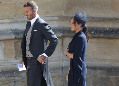 Beckham nổi bật hơn chú rể tại đám cưới Hoàng gia