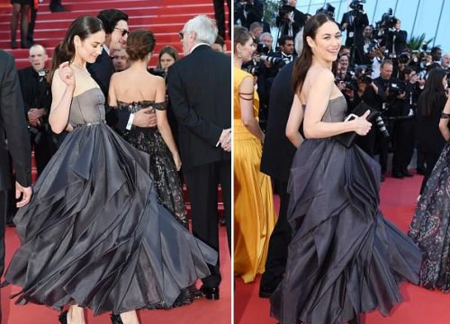 'Bond girl' Olga Kurylenko khoe dáng trên thảm đỏ Cannes ngày bế mạc