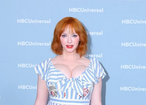 Christina Hendricks khoe vòng một ngoại cỡ