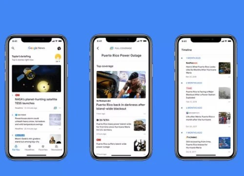 Google News tích hợp trí tuệ nhân tạo đã có mặt trên ứng dụng di động