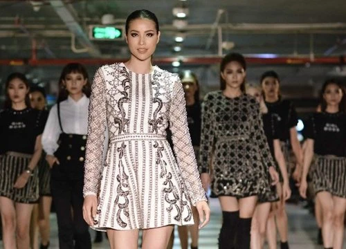 Nghi vấn thiết kế của Phạm Hương copy hãng Balmain