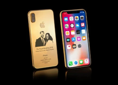 Phiên bản iPhone X đặc biệt mừng đám cưới hoàng gia Anh