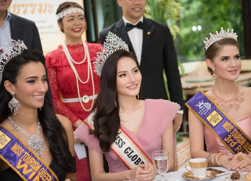 Sau sự cố 'quên' trao vương miện, Hoa hậu Du lịch toàn cầu 2018 - Diệu Linh vẫn rạng rỡ tham gia hoạt động xã hội tại Thái Lan