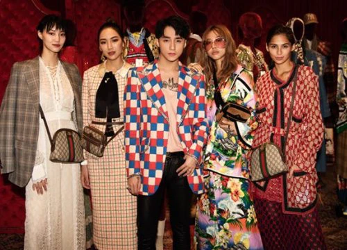 Sơn Tùng không kém cạnh sao ngoại khi dự sự kiện Gucci