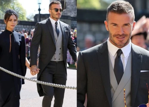 Vợ chồng Beckham quá đẹp và sang chảnh, chiếm trọn spotlight của dàn khách mời tại đám cưới Hoàng gia