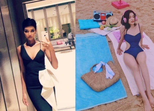 'Gái ế' Sĩ Thanh lăng xê mốt bikini khoét eo, H'Hen Niê diện đầm hai dây khoe vòng 1 căng đầy