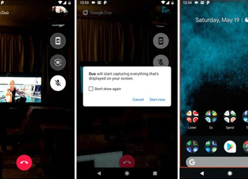 Google Duo thêm tính năng chia sẻ màn hình