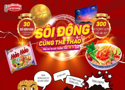 Hảo Hảo cào ngay, bóng vàng liền tay