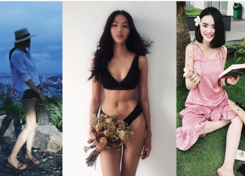 Thanh Hằng, em gái Angela Phương Trinh 'lăng-xê' mốt nón cói, Hoàng Thùy diện bikini khoe 3 vòng sau tăng cân