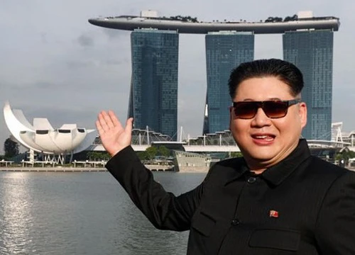 "Bản sao" của ông Kim Jong-un gây sốt ở Singapore