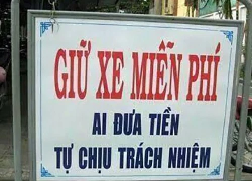 Không thể nhịn cười với thông báo tuyển nhân viên trông xe 'bá đạo'