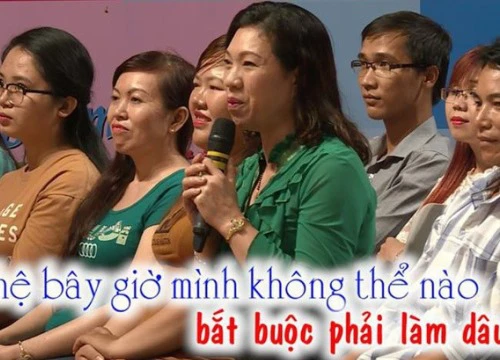 Mẹ chồng nhận được mưa lời khen tại Bạn Muốn Hẹn Hò với phát biểu: "Thế hệ bây giờ không thể bắt buộc làm dâu"