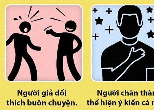 Nhìn vào những đặc điểm này, bạn sẽ biết ngay ai là người chân thật, ai giả dối