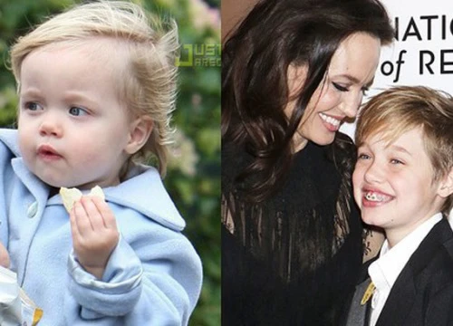 Quá trình từ em bé xinh xắn thành cô nàng tomboy của Shiloh - con gái ruột Angelina Jolie và Brad Pitt