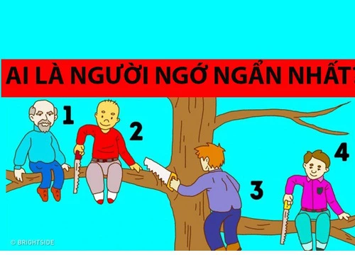 Trắc nghiệm vui: Ai là người ngớ ngẩn nhất?