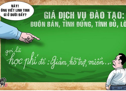 Nhà trường chỉ là nơi trao đổi dịch vụ thôi ư?