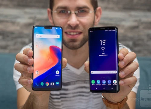 OnePlus 6 so kè Galaxy S9+: Kẻ tám lạng, người nửa cân