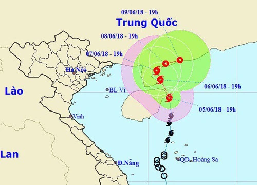 Bão số 2 đổ bộ vào đảo Hải Nam &#8211; Trung Quốc