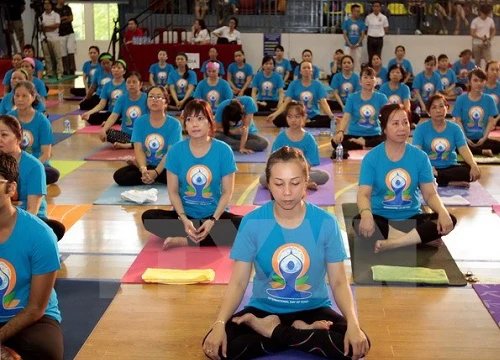 8 tỉnh, thành phố tham gia Ngày Quốc tế Yoga lần thứ 4