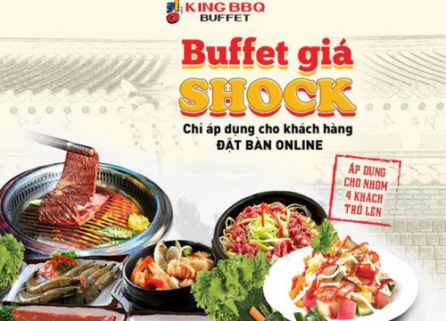 Buffet thịt nướng không giới hạn chỉ từ 229k/người