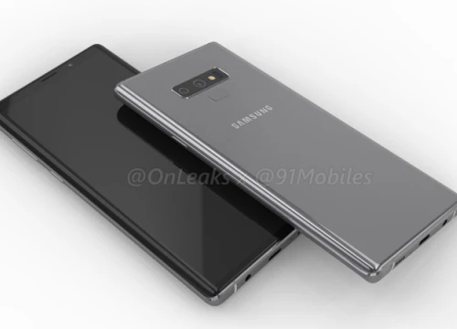 Galaxy Note 9 sẽ có thay đổi về vị trí cảm biến vân tay