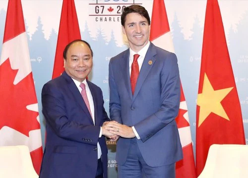 Thủ tướng Nguyễn Xuân Phúc hội đàm với Thủ tướng Canada